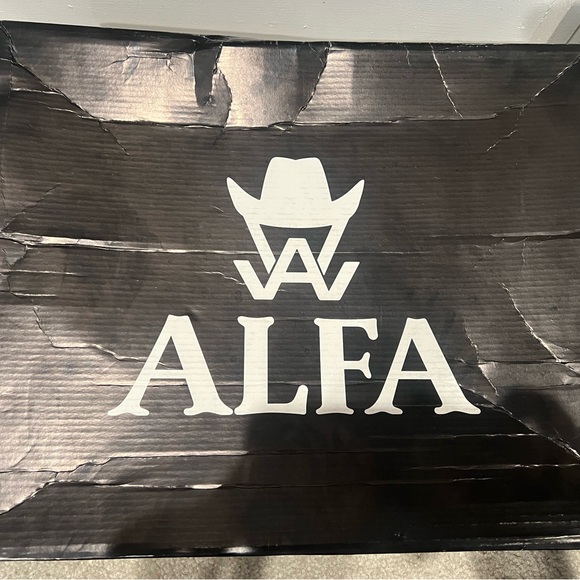 NEVER WORN! Alfa Men's Brown Leather Western Boots - Picture 6 of 6